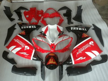 Cheapest 2009-2011 Red White and Black Graphic Yamaha YZF R1 Motorbike Fairing Canada