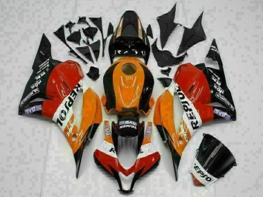 Cheapest 2009-2012 Orange Repsol Honda CBR600RR Motor Fairings Canada