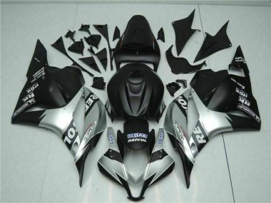 Cheapest 2009-2012 Black Silver Repsol Honda CBR600RR Motorcycle Fairings Kits Canada