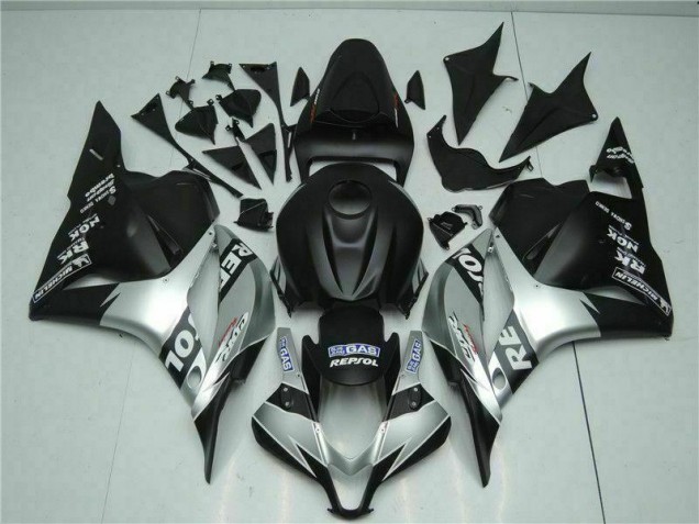 Cheapest 2009-2012 Black Silver Repsol Honda CBR600RR Motorcycle Fairings Kits Canada Cheapest 2009-2012 Black Silver Repsol Honda CBR600RR Motorcycle Fairings Kits Canada