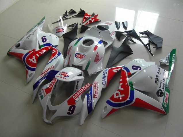Cheapest 2009-2012 Red White Pata Honda CBR600RR Motorcycle Fairing Kit Canada