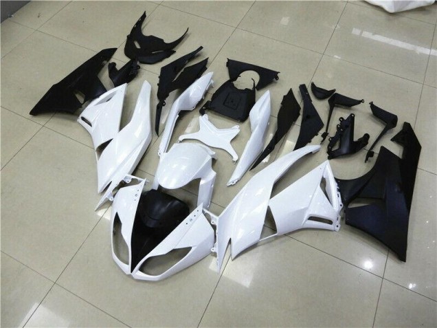 Cheapest 2009-2012 White Kawasaki ZX6R Motorcyle Fairings Canada Cheapest 2009-2012 White Kawasaki ZX6R Motorcyle Fairings Canada