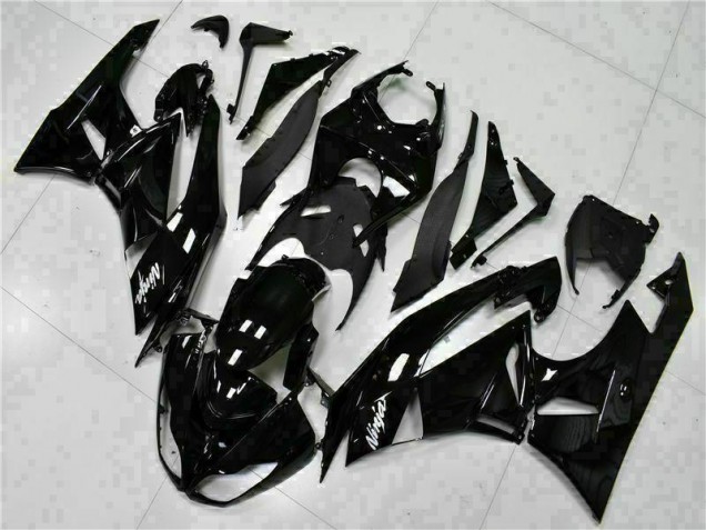 Cheapest 2009-2012 Black White Ninja Kawasaki ZX6R Replacement Fairings Canada Cheapest 2009-2012 Black White Ninja Kawasaki ZX6R Replacement Fairings Canada