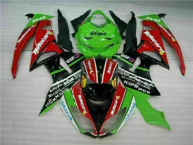 Cheapest 2009-2012 Black Red Green Motorcard Kawasaki ZX6R Motor Fairings Canada