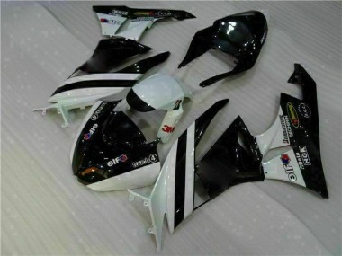 Cheapest 2009-2012 Black White 3M Touch4 Kawasaki ZX6R Motorcycle Fairing Kits Canada