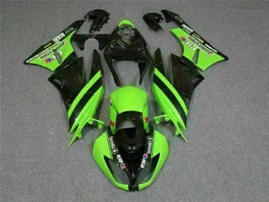 Cheapest 2009-2012 Black Green 3M Touch4 Kawasaki ZX6R Motorbike Fairing Canada