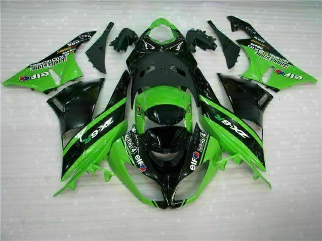 Cheapest 2009-2012 Green Black Kawasaki ZX6R Motor Bike Fairings Canada Cheapest 2009-2012 Green Black Kawasaki ZX6R Motor Bike Fairings Canada