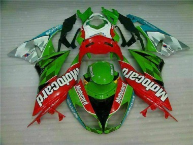 Cheapest 2009-2012 Red Green Motocard Kawasaki ZX6R Replacement Motorcycle Fairings Canada