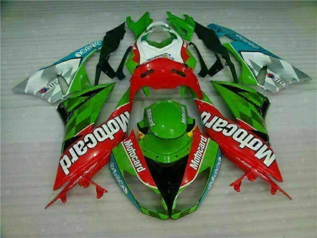 Cheapest 2009-2012 Red Green Motocard Kawasaki ZX6R Replacement Motorcycle Fairings Canada Cheapest 2009-2012 Red Green Motocard Kawasaki ZX6R Replacement Motorcycle Fairings Canada