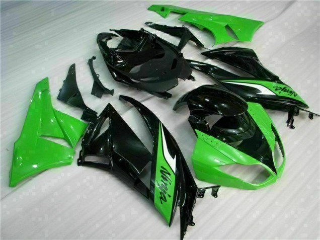 Cheapest 2009-2012 Black Green Kawasaki ZX6R Bike Fairing Kit Canada Cheapest 2009-2012 Black Green Kawasaki ZX6R Bike Fairing Kit Canada