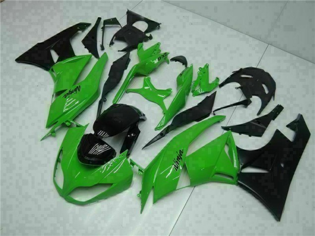 Cheapest 2009-2012 Black Green Kawasaki ZX6R Motorcycle Bodywork Canada