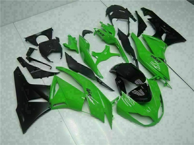 Cheapest 2009-2012 Black Green Kawasaki ZX6R Motorcycle Bodywork Canada
