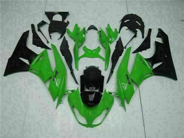 Cheapest 2009-2012 Black Green Kawasaki ZX6R Motorcycle Bodywork Canada