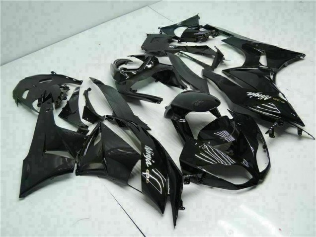 Cheapest 2009-2012 Black White Ninja 636 Kawasaki ZX6R Moto Fairings Canada