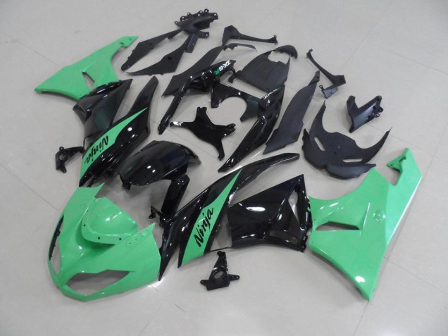 Cheapest 2009-2012 Metallic Green Kawasaki ZX6R Motorbike Fairing Kits Canada Cheapest 2009-2012 Metallic Green Kawasaki ZX6R Motorbike Fairing Kits Canada