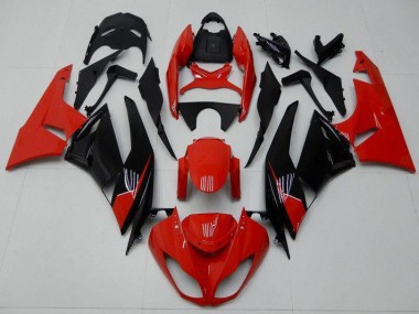 Cheapest 2009-2012 Red Black Kawasaki ZX6R Bike Fairings Canada