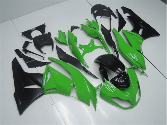 Cheapest 2009-2012 Green Black Kawasaki ZX6R Replacement Motorcycle Fairings Canada Cheapest 2009-2012 Green Black Kawasaki ZX6R Replacement Motorcycle Fairings Canada