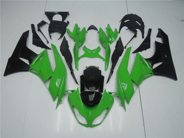 Cheapest 2009-2012 Green Black Kawasaki ZX6R Replacement Motorcycle Fairings Canada Cheapest 2009-2012 Green Black Kawasaki ZX6R Replacement Motorcycle Fairings Canada