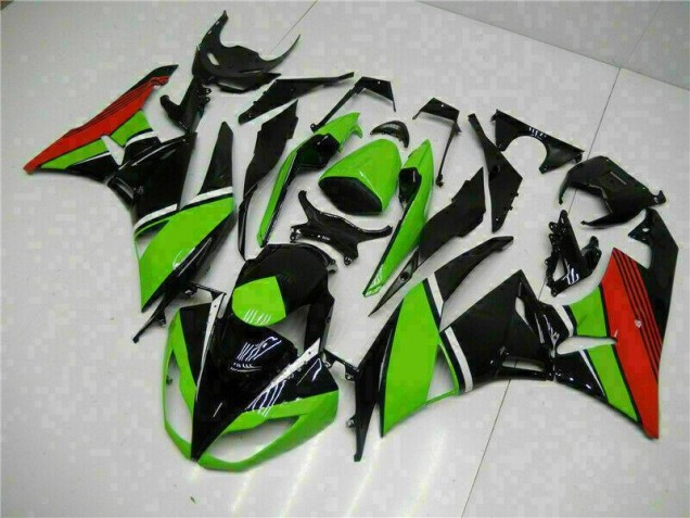 Cheapest 2009-2012 Black Green Red Kawasaki ZX6R Bike Fairing Kit Canada Cheapest 2009-2012 Black Green Red Kawasaki ZX6R Bike Fairing Kit Canada