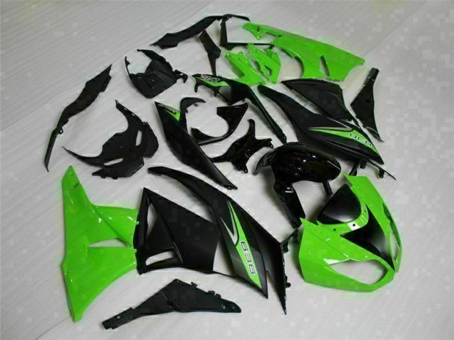 Cheapest 2009-2012 Black Green 636 Kawasaki ZX6R Motorcycle Bodywork Canada Cheapest 2009-2012 Black Green 636 Kawasaki ZX6R Motorcycle Bodywork Canada