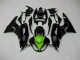 Cheapest 2009-2012 Black Green Kawasaki ZX6R Moto Fairings Canada