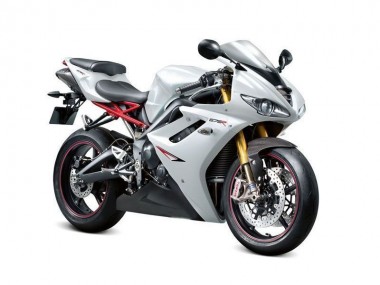 Cheapest 2009-2012 Pearl White Black Triumph Daytona 675 Triple Motorbike Fairing Canada