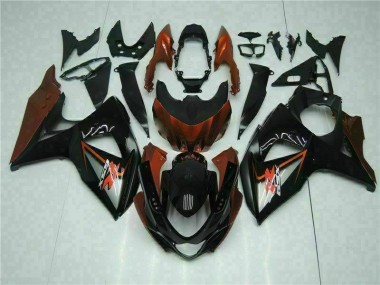 Cheapest 2009-2016 Brown Black Suzuki GSXR1000 Bike Fairing Kit Canada