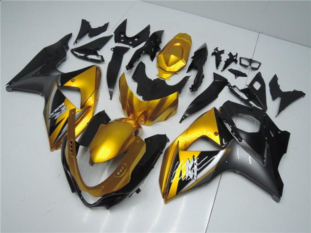 Cheapest 2009-2016 Golden Black Suzuki GSXR1000 Motorcyle Fairings Canada Cheapest 2009-2016 Golden Black Suzuki GSXR1000 Motorcyle Fairings Canada