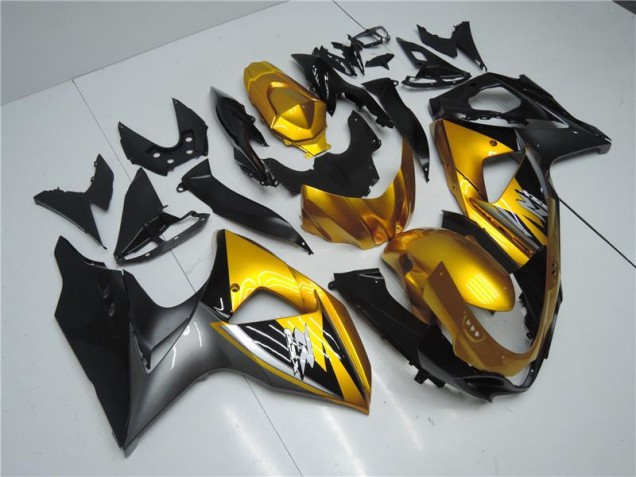 Cheapest 2009-2016 Golden Black Suzuki GSXR1000 Motorcyle Fairings Canada Cheapest 2009-2016 Golden Black Suzuki GSXR1000 Motorcyle Fairings Canada