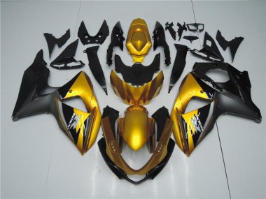 Cheapest 2009-2016 Golden Black Suzuki GSXR1000 Motorcyle Fairings Canada