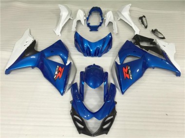 Cheapest 2009-2016 Blue White Suzuki GSXR1000 Motor Fairings Canada