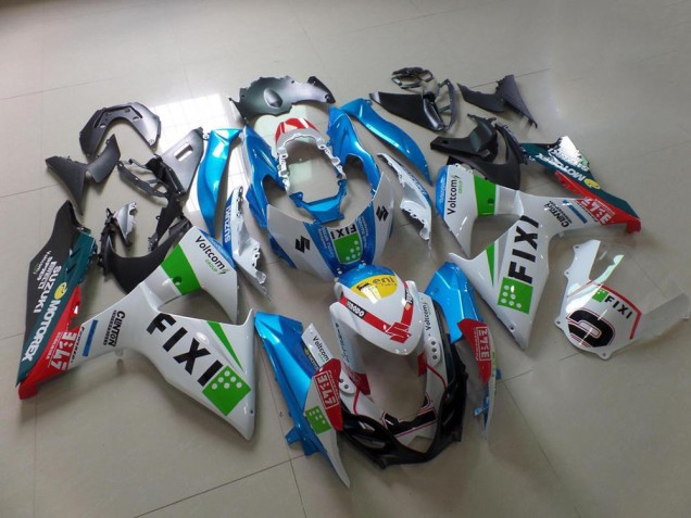 Cheapest 2009-2016 Light Blue Fixi Suzuki GSXR 1000 K9 Motorcycle Fairing Kits Canada Cheapest 2009-2016 Light Blue Fixi Suzuki GSXR 1000 K9 Motorcycle Fairing Kits Canada