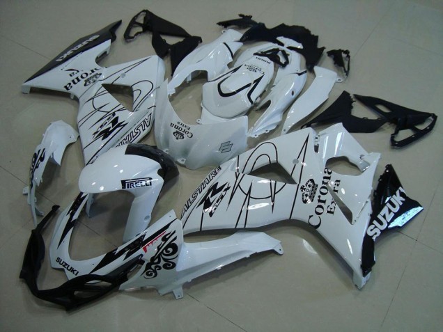 Cheapest 2009-2016 White Corona Suzuki GSXR 1000 K9 Motorcylce Fairings Canada Cheapest 2009-2016 White Corona Suzuki GSXR 1000 K9 Motorcylce Fairings Canada