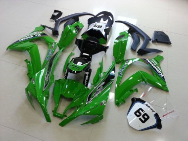 Cheapest 2011-2015 Green Kawasaki ZX10R Moto Fairings Canada