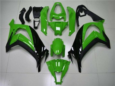 Cheapest 2011-2015 Green Black Kawasaki ZX10R Replacement Fairings Canada