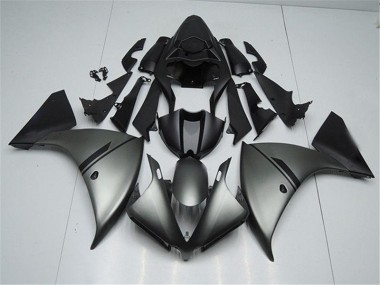 Cheapest 2012-2014 Matte Grey Black Yamaha YZF R1 Replacement Fairings Canada