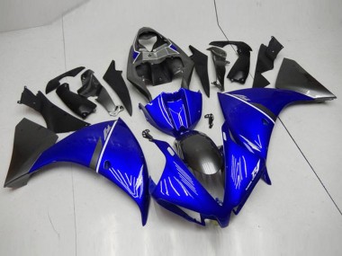 Cheapest 2012-2014 Black Blue Yamaha YZF R1 Bike Fairing Kit Canada