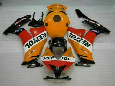 Cheapest 2012-2016 Orange Black Repsol Honda CBR1000RR Motorcyle Fairings Canada