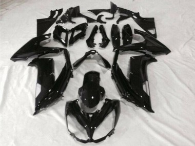 Cheapest 2012-2016 Glossy Black Kawasaki EX650 Motor Bike Fairings Canada