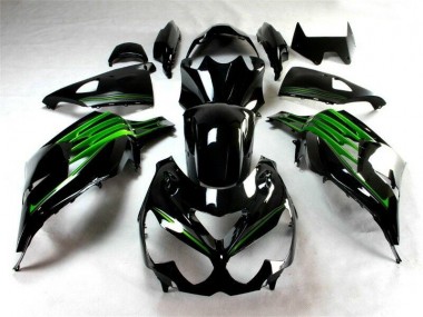 Cheapest 2012-2021 Black Green Kawasaki ZX14R ZZR1400 Motorcylce Fairings Canada