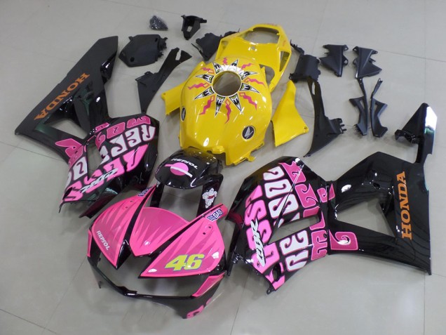 Cheapest 2013-2021 Yellow Pink Rossi Honda CBR600RR Motorbike Fairing Canada Cheapest 2013-2021 Yellow Pink Rossi Honda CBR600RR Motorbike Fairing Canada