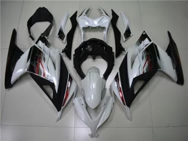 Cheapest 2013-2016 White Black Kawasaki EX300 Motorbike Fairing Canada