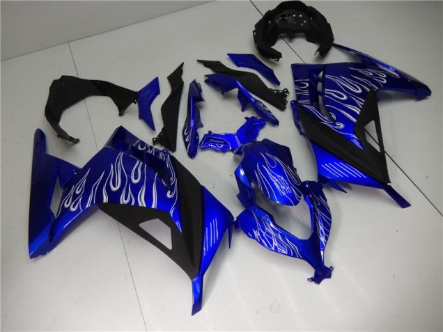 Cheapest 2013-2016 Blue White Black Kawasaki EX300 Bike Fairing Canada