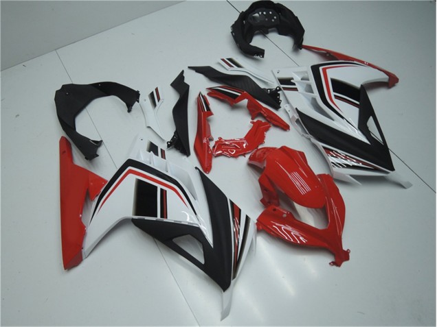 Cheapest 2013-2016 Red White Black Kawasaki EX300 Motorbike Fairing Canada Cheapest 2013-2016 Red White Black Kawasaki EX300 Motorbike Fairing Canada
