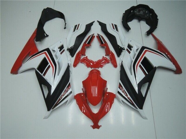 Cheapest 2013-2016 Red White Black Kawasaki EX300 Motorbike Fairing Canada Cheapest 2013-2016 Red White Black Kawasaki EX300 Motorbike Fairing Canada
