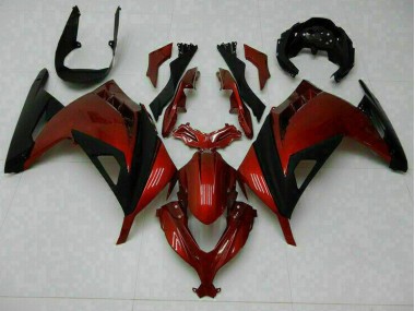 Cheapest 2013-2016 Red Kawasaki EX300 Motorbike Fairing Kits Canada