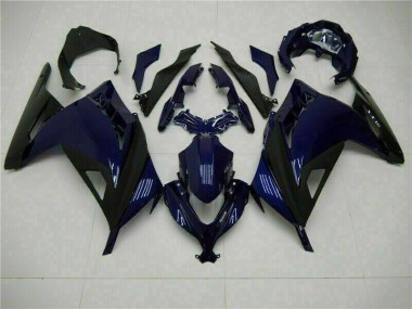 Cheapest 2013-2016 Blue Black Kawasaki EX300 Motorcycle Fairings Kits Canada