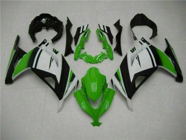 Cheapest 2013-2016 Green Black Silver Kawasaki EX300 Moto Fairings Canada
