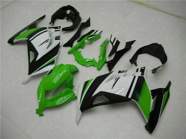 Cheapest 2013-2016 Green Black Silver Kawasaki EX300 Moto Fairings Canada Cheapest 2013-2016 Green Black Silver Kawasaki EX300 Moto Fairings Canada