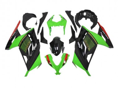 Cheapest 2013-2016 Green Black Kawasaki EX300 Motor Bike Fairings & Bodywork Canada